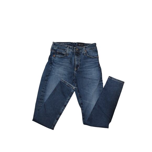 AG Adriano Goldschmied Farrah Ankle Jeans Women’s 27 High Rise Skinny Dark Wash - Picture 2 of 6